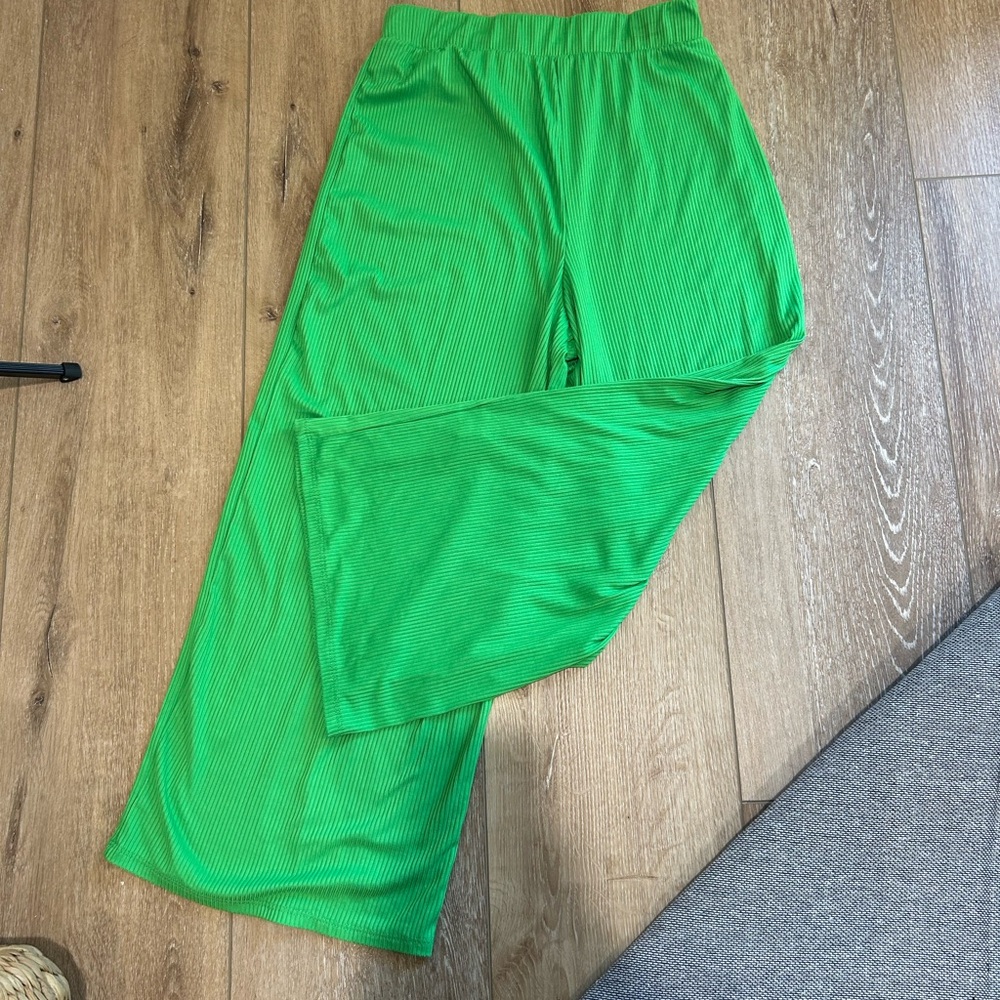 Dressed in LALA Green Pants